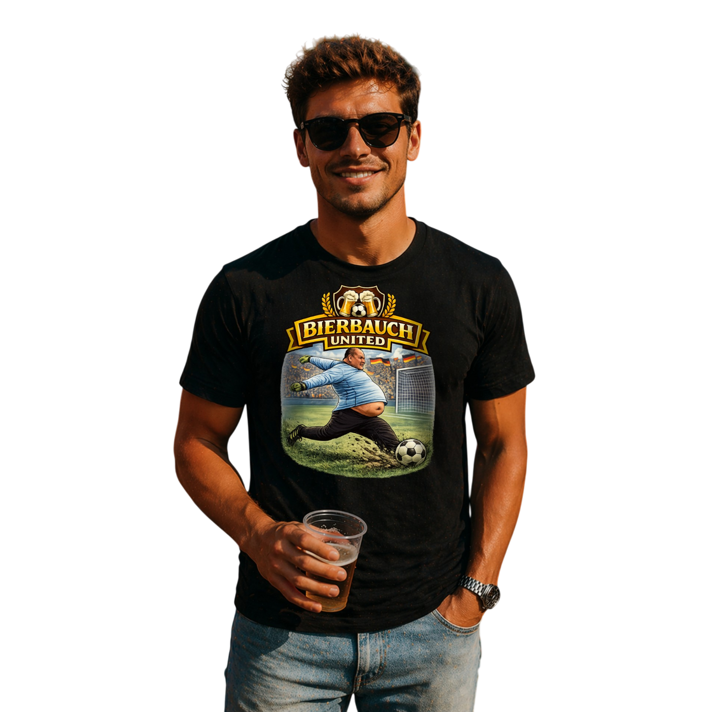 BIERBAUCH UNITED - Premium Shirt